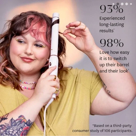 T3 Switch Kit Wave Trio Styling Iron - White and Gold - Picture 2 of 10